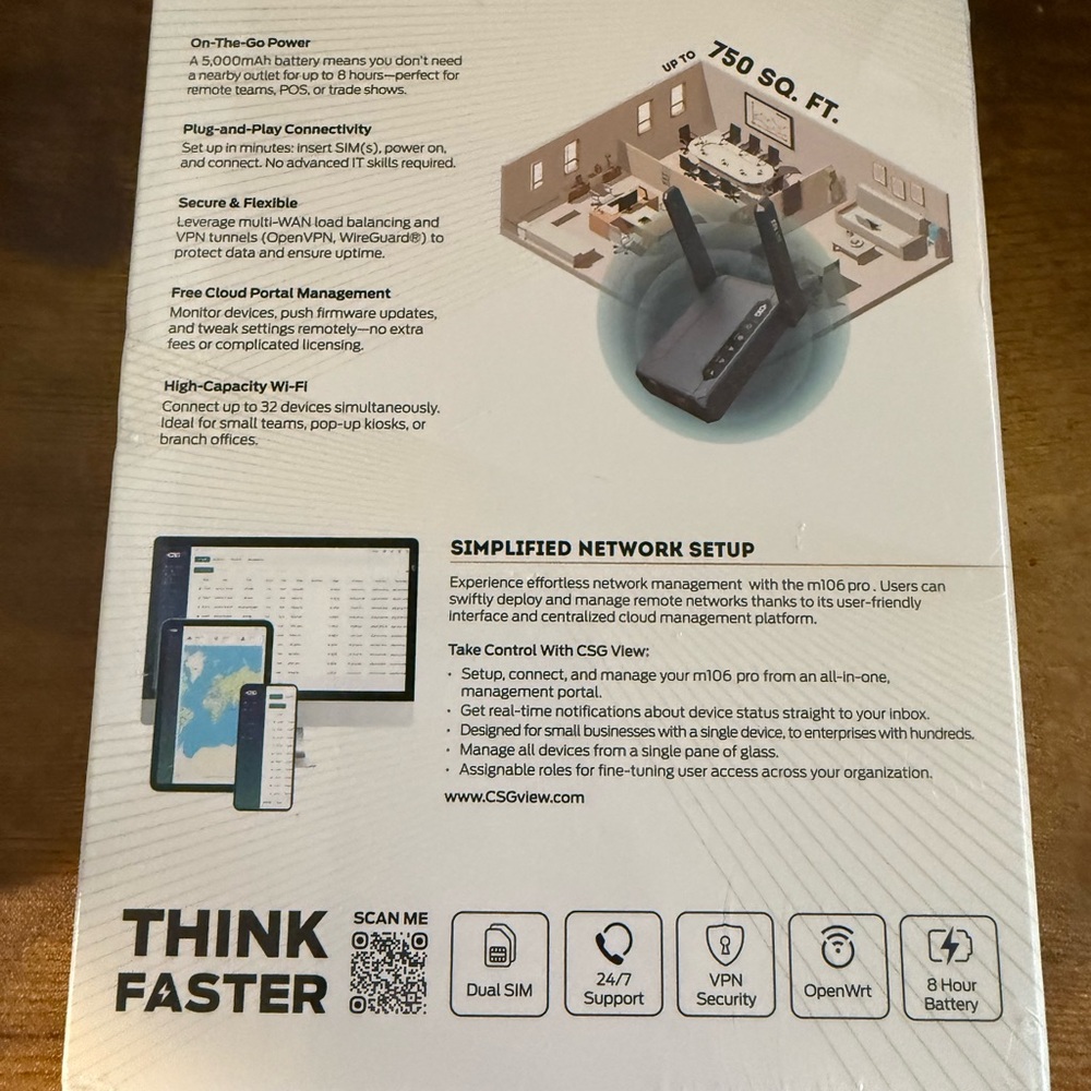 ASUS Dual-SIM LTE Router - Gray and Black - Picture 3 of 4